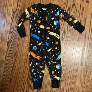 Hanna Andersson Outer Space Zip Sleeper, 6-12M